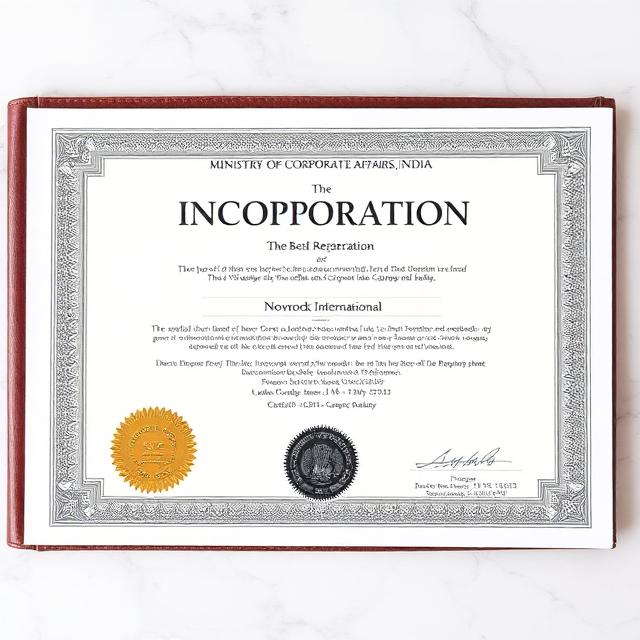 Certification of Incorporation
